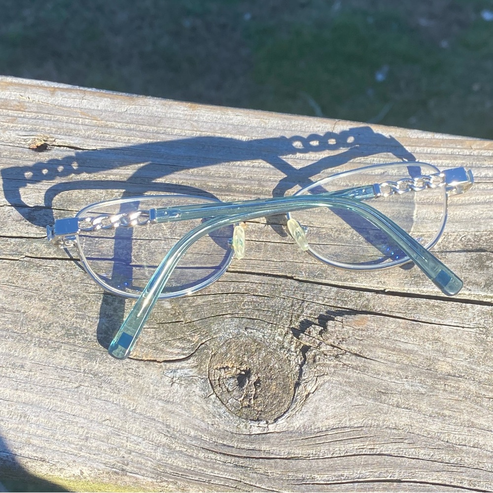 Marchon Eyeglasses Frames Light Translucent Blue … - image 5